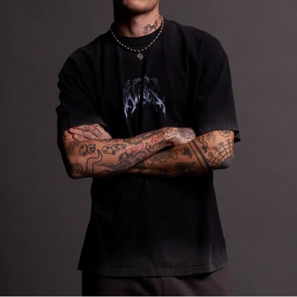 Rule The Galaxy “Premium” Oversized Tee in Black - Picture 3 of 10